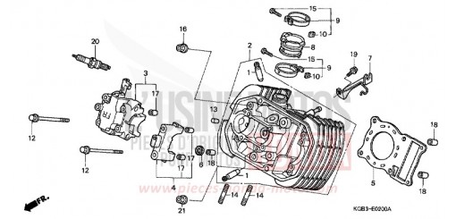 CULASSE (AVANT) VT125CY de 2000
